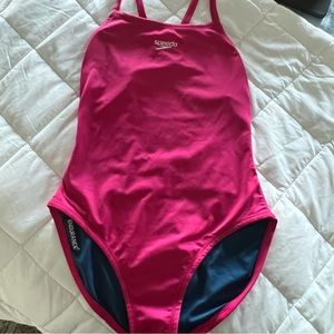 Speedo one-piece reversible Razorback swimsuit size 10